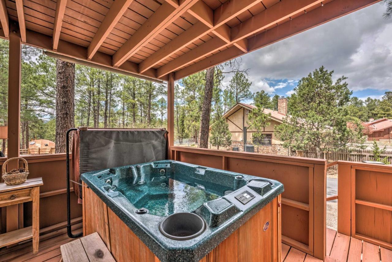 Condo With Hot Tub About 4 Miles To Ruidoso Winter Park! Esterno foto